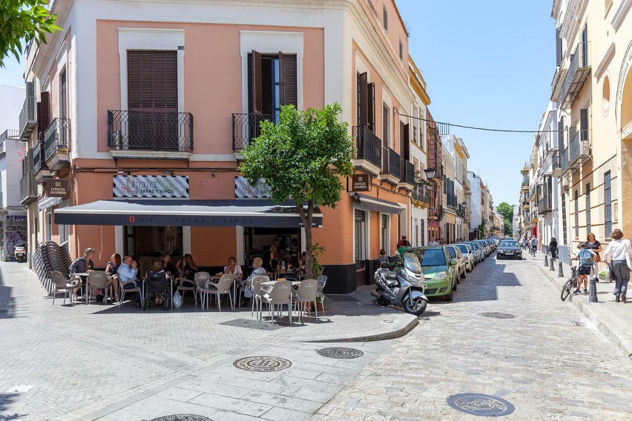 Pasaje Amores Iz. - Tranquilidad Y Vida Cultural En Centro Sevilla 4Px 외부 사진